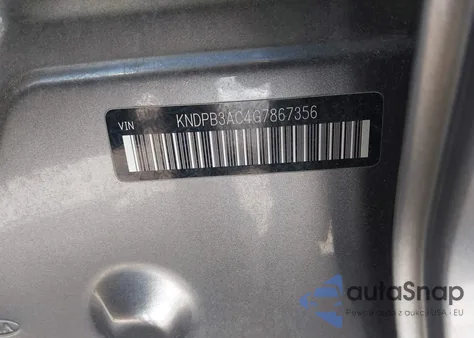 2016 Kia Sportage Lx из США, поврежденный, VIN KNDPB3AC4G7867356